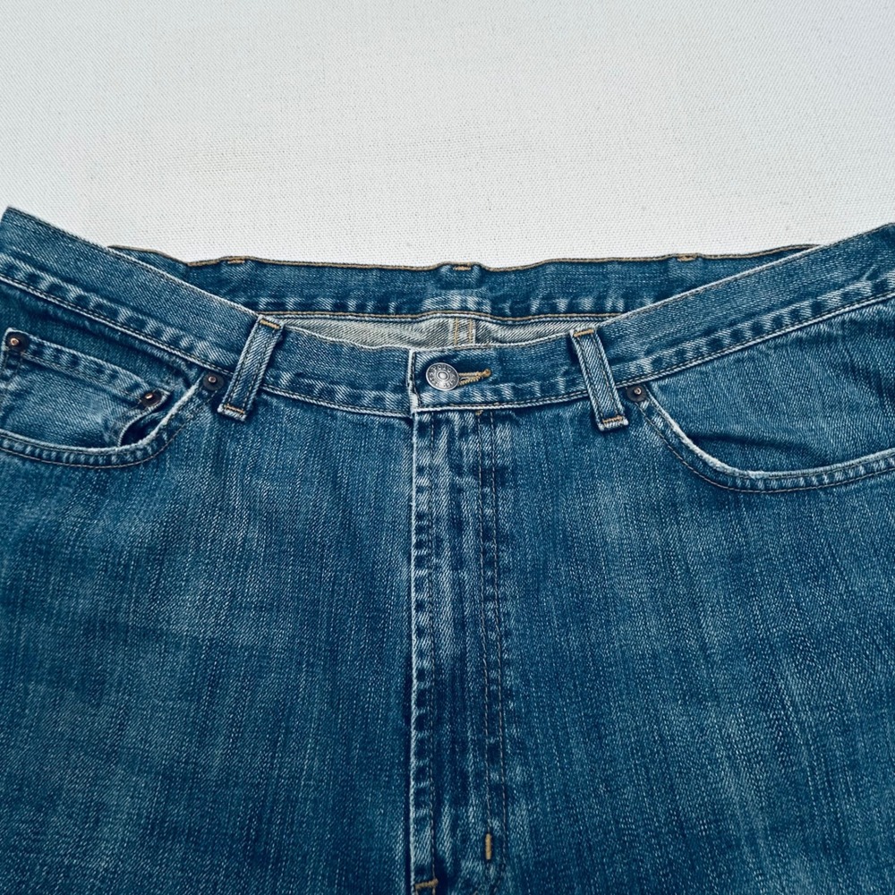Polo Ralph Lauren Classic Fit Jeans Mens 38x30 Blue Denim Straight Leg Y2K 90s - Picture 6 of 12